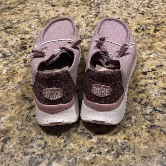 Hey Dude Women's Sneakers in Dusty Pink - Picture 3 of 6